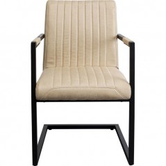 Cantilever Armchair Thamos Beige